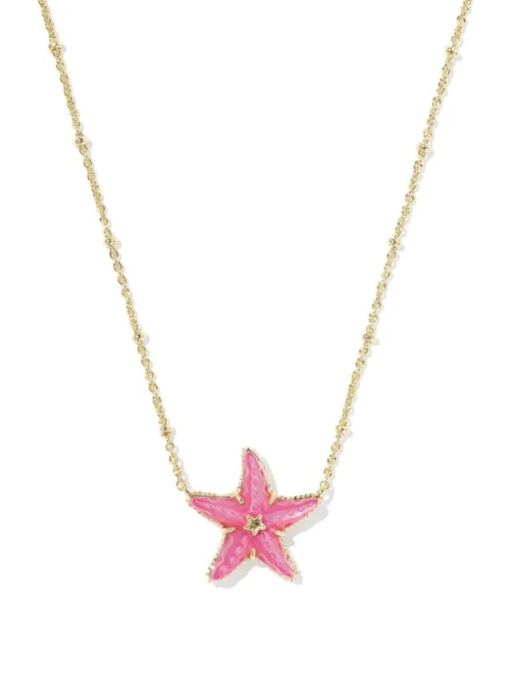 Parker Starfish Gold Short Pendant Necklace